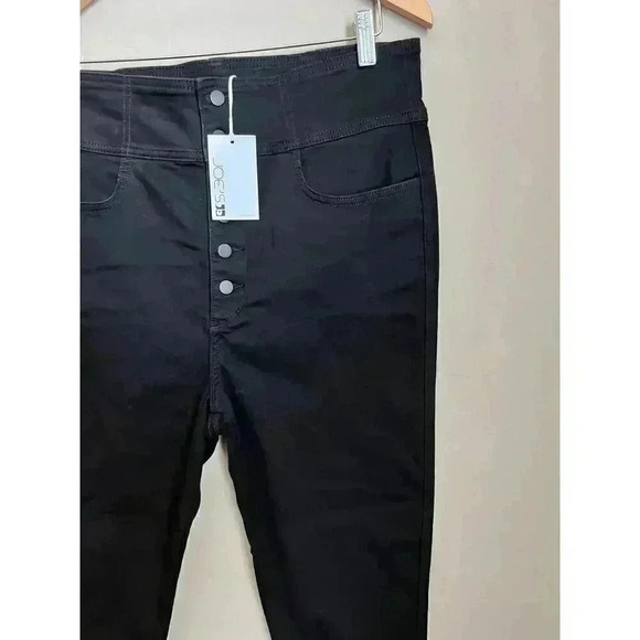 J Brand Exposed Button Skinny Jeans Black Size 32 - Picture 4 of 11